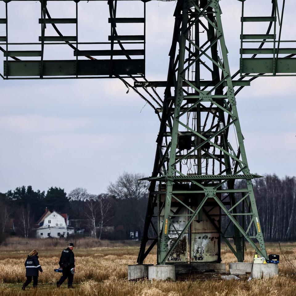 A fire at an electricity pylon cut power to the factory for over a week. Prosecutors are investigating it as potential terrorism.