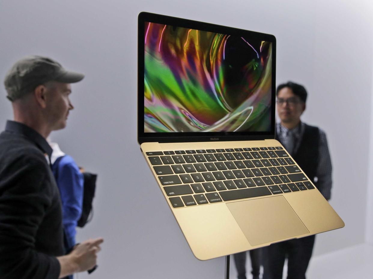 new macbook gold color