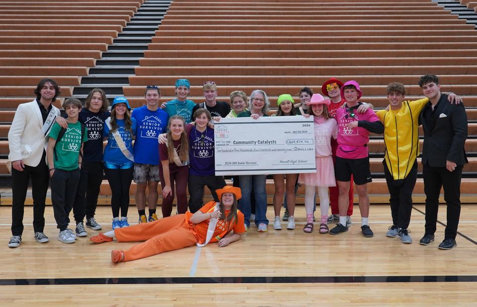 Students and families at Howell Public Schools raised nearly $205,000 for Community Catalysts during this year's Senior Survivor Week.