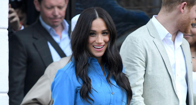 Meghan Markle arrives back home in Toronto. in 2023