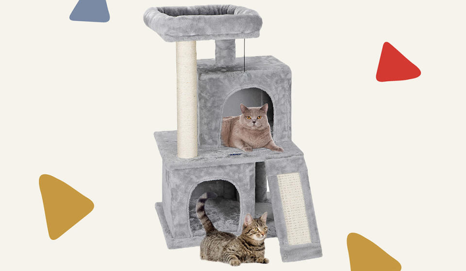 Perfect for multiple cats. (Photo: Walmart)