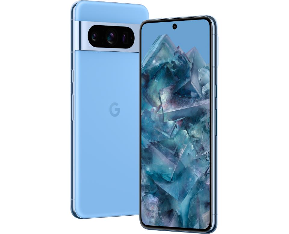 The Pixel 8 Pro features Google's new Actua display and a thermometer. (Image: Google)