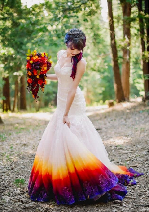 Taylor Ann's dress is dividing the internet. Photo credit: James Tang Photography