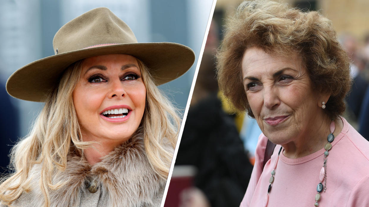 Carol Vorderman has been on the receiving end of fierce criticism from Edwina Currie. (Getty)
