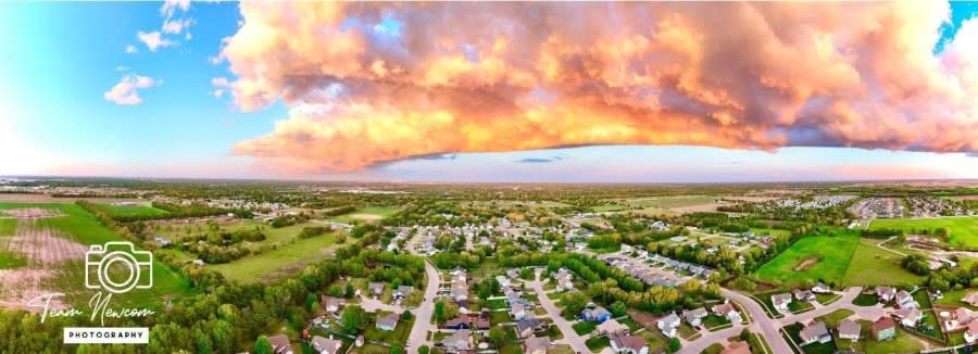 Wichita sunset on April 28, 2024 (Courtesy: Team Newcom)