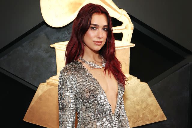 <p>Kevin Mazur/Getty</p> Dua Lipa attends the 66th GRAMMY Awards at Crypto.com Arena on Feb. 4, 2024 in Los Angeles