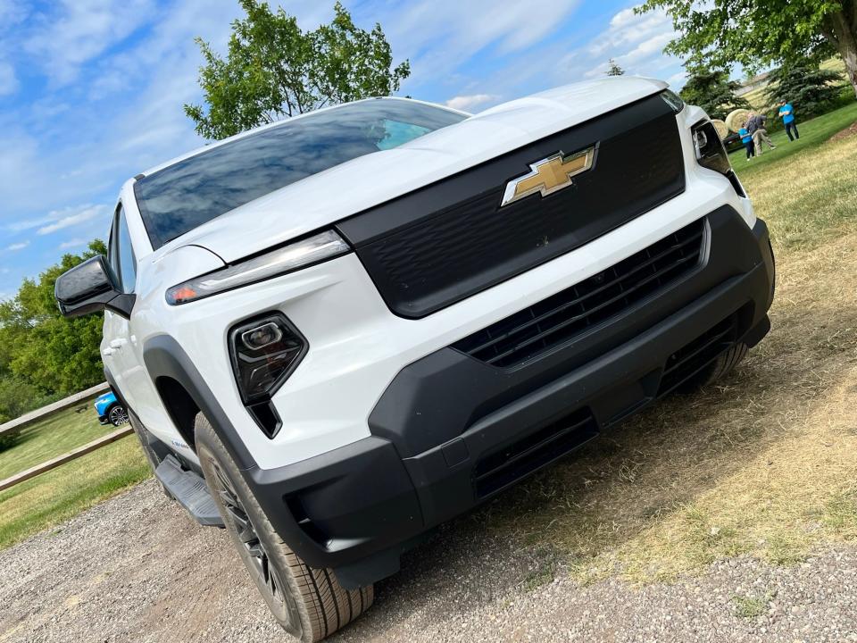 The 2024 Chevrolet Silverado EV electric pickup work truck goes on sale to fleet customers in fall 2023.
