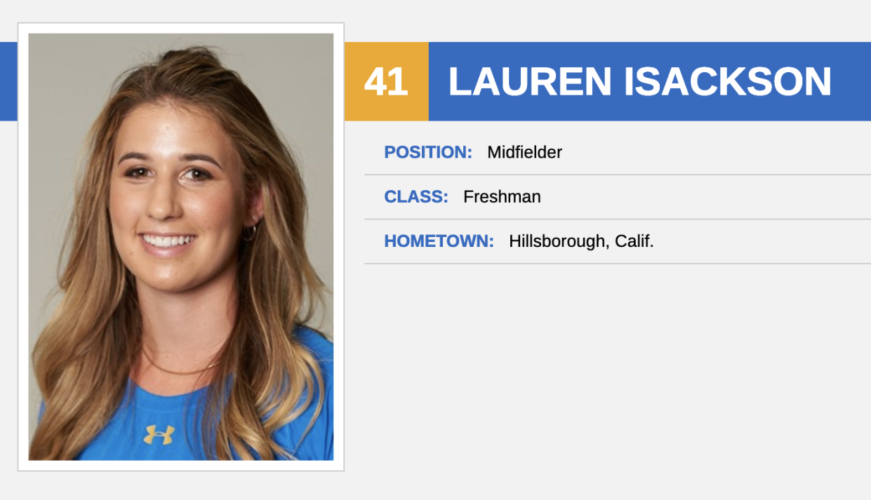 Lauren Isackson is another student who got into college by falsifying athletic records. (Photo: UCLA)