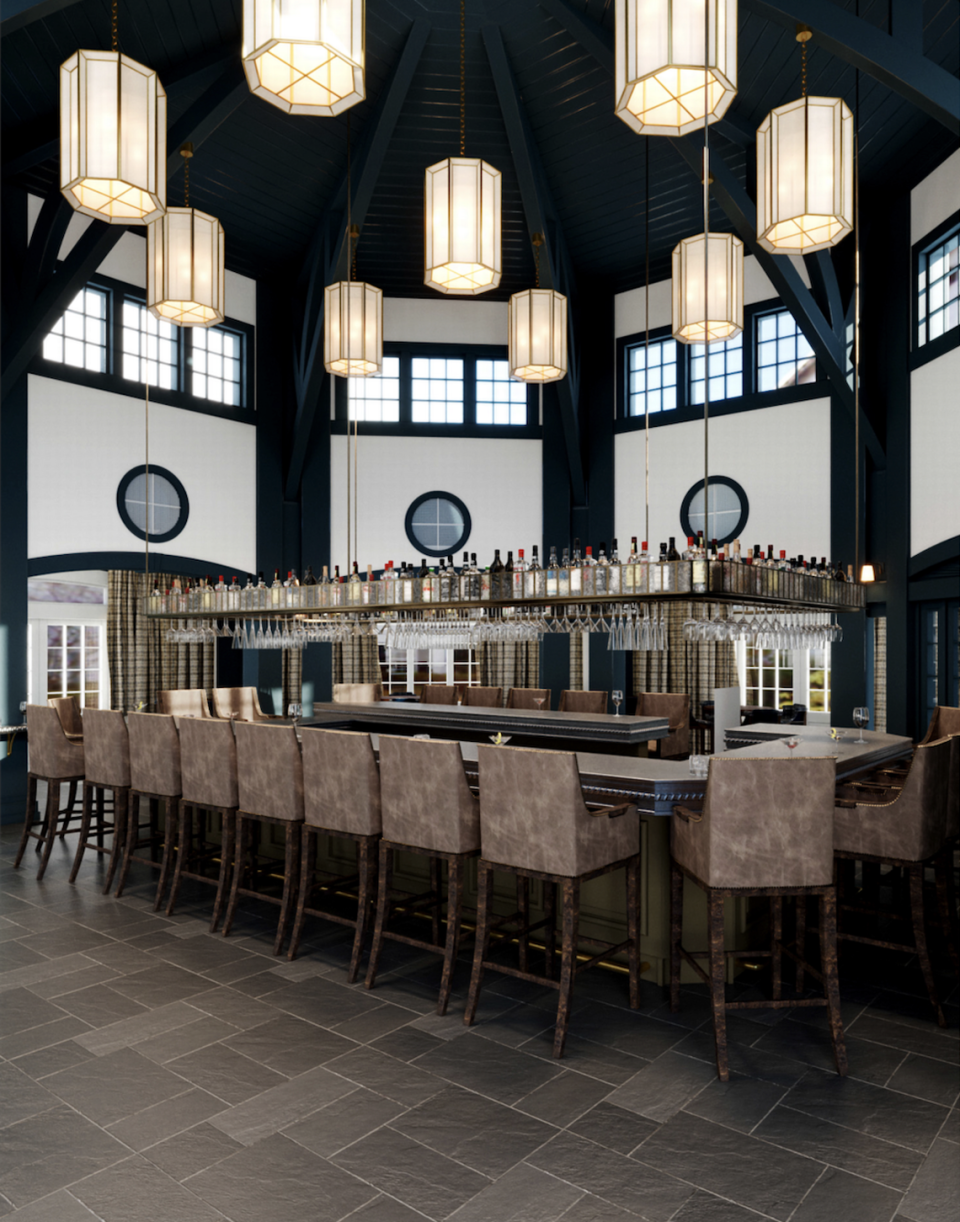 A rendering of Triplett’s, a bar inside the newly renovated Nittany Lion Inn. The historic hotel is taking reservations beginning March 4 for the fall. 