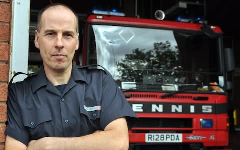 Rick Stanton has been a firefighter for more than 20 years - Credit: Coventry Telegraph 