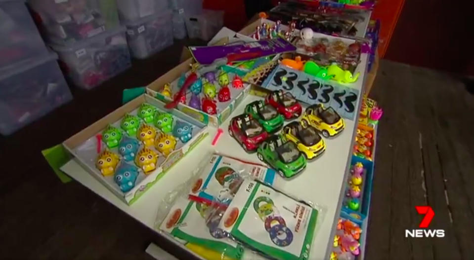 More than 10,000 unsafe toys have been seized in the lead up to Christmas. Source: 7News