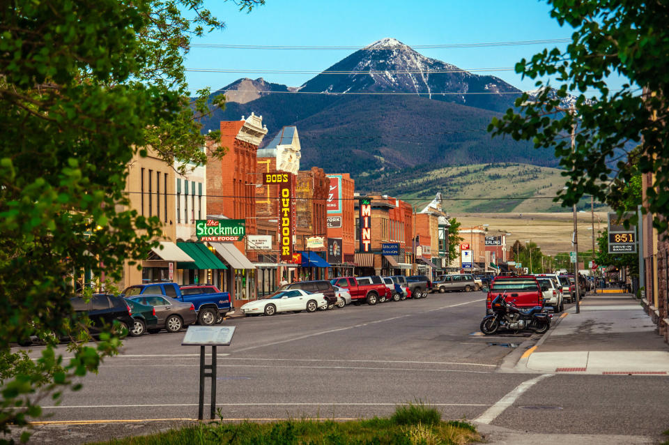 The historic center of Livingston. 