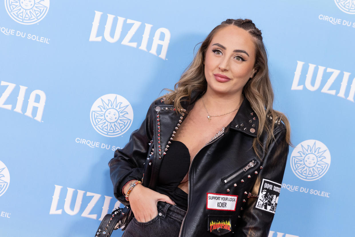 MADRID, SPAIN - NOVEMBER 08: Rocío Flores attends the LUZIA by Cirque Du Soleil photocall on November 08, 2022 in Madrid, Spain. (Photo by Aldara Zarraoa/Getty Images)