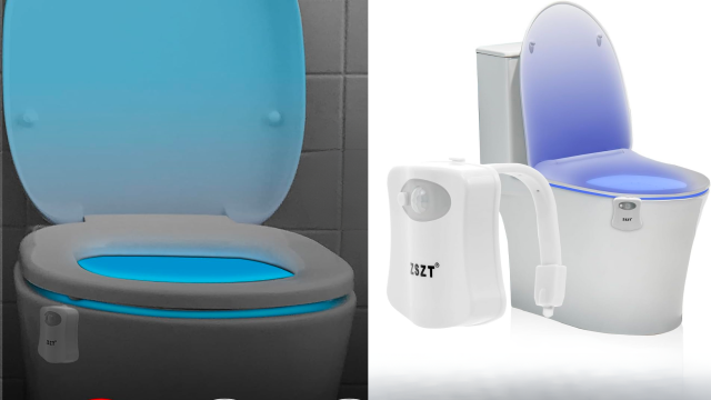 This $5 motion-activated toilet light is 'perfect for late nights' — grab  it while it's 50% off