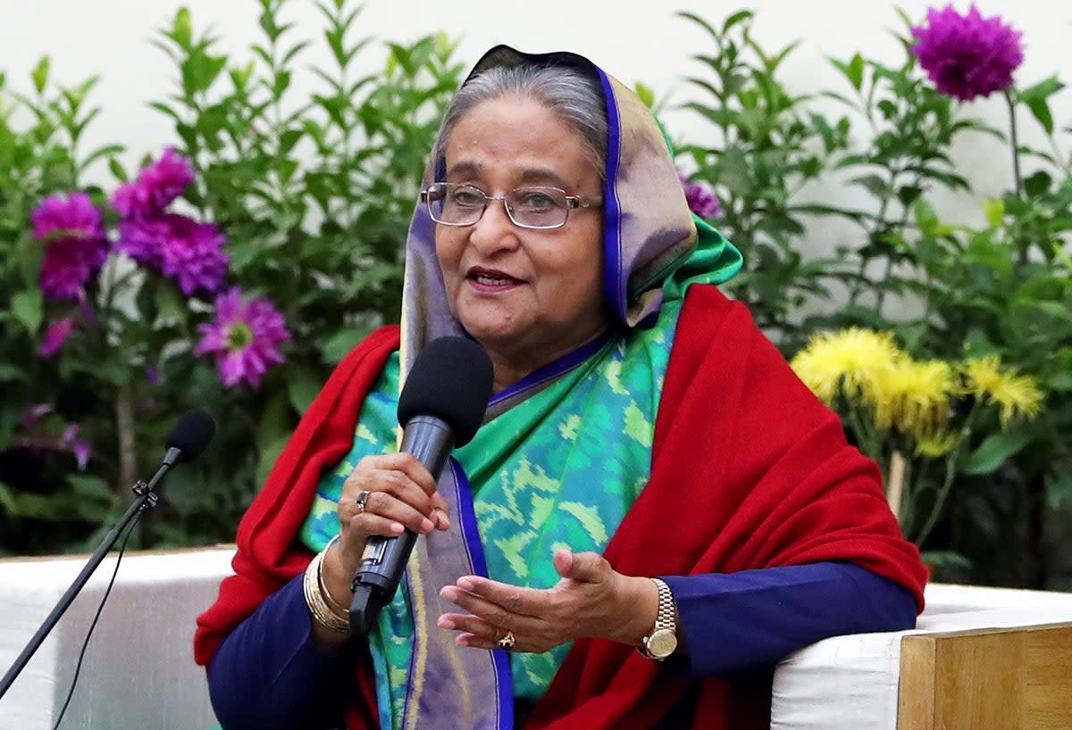 Bangladesh prime minister Sheikh Hasina (EPA)