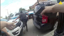 <p>Harith Augustus, 37, fatally shot by police, is seen fleeing from Chicago Police in this still image from police body camera video footage taken in Chicago, Ill., on July 14, 2018 and released on July 15, 2018. (Photo: courtesy Chicago Police Department/Handout via Reuters) </p>
