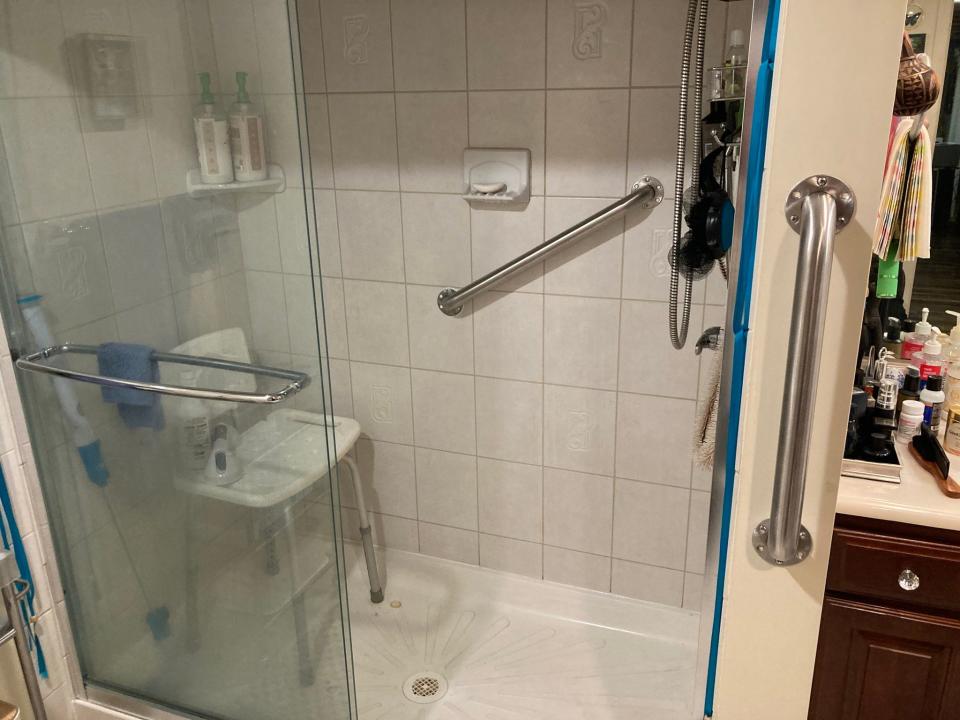 Shower brackets are the biggest requests from customers.