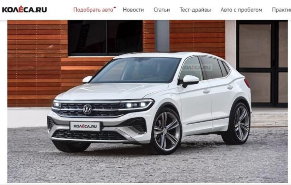 此為下一代 Tiguan 最新預想圖，外觀明顯朝向跑旅化設計。（圖片來源：外媒《Koaecaru》）