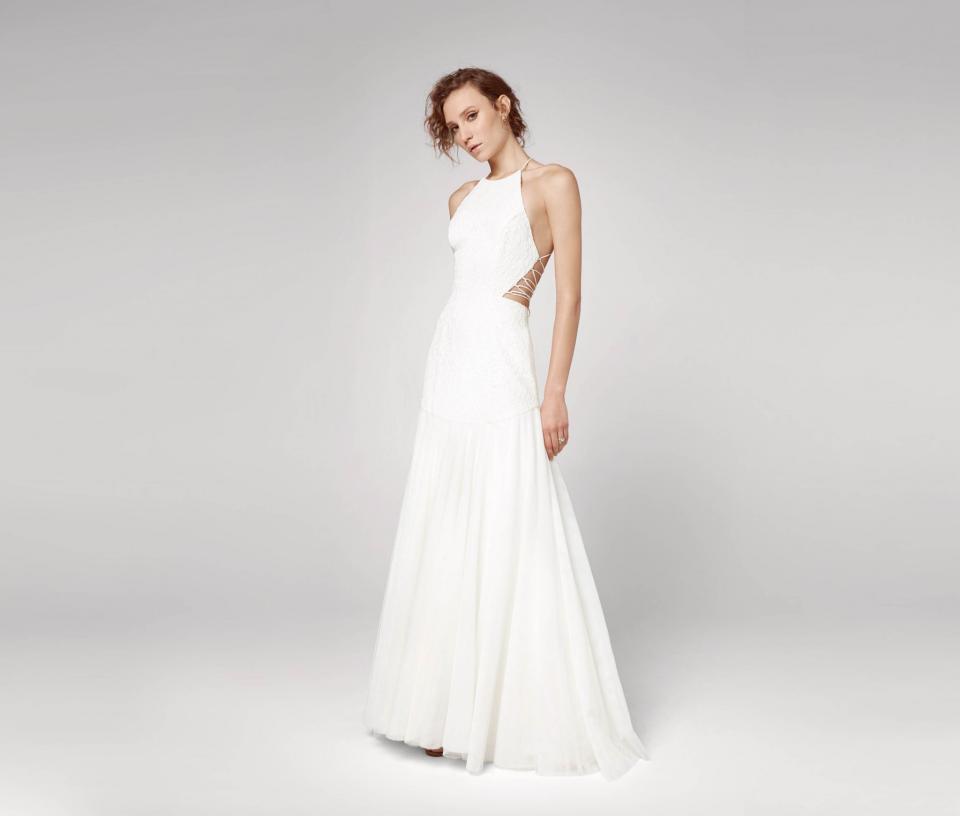 <p>Dress, $699, <a rel="nofollow noopener" href="https://www.fameandpartners.com/dresses/dress-the-kensie-1301?color=ivory" target="_blank" data-ylk="slk:fameandpartners.com;elm:context_link;itc:0;sec:content-canvas" class="link ">fameandpartners.com</a> </p>