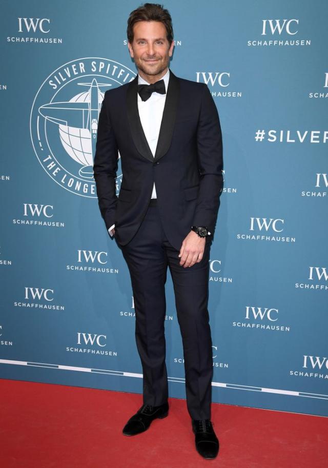 Bradley Cooper Black Three Piece Tuxedo Suit