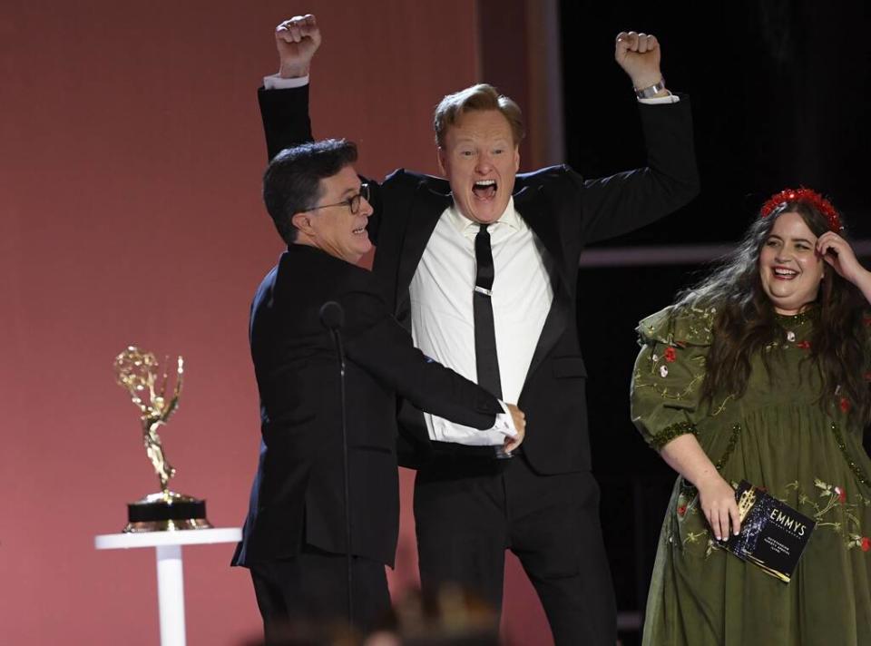 Conan OBrien, Stephen Colbert, 2021 Emmys, Emmy Awards, Show