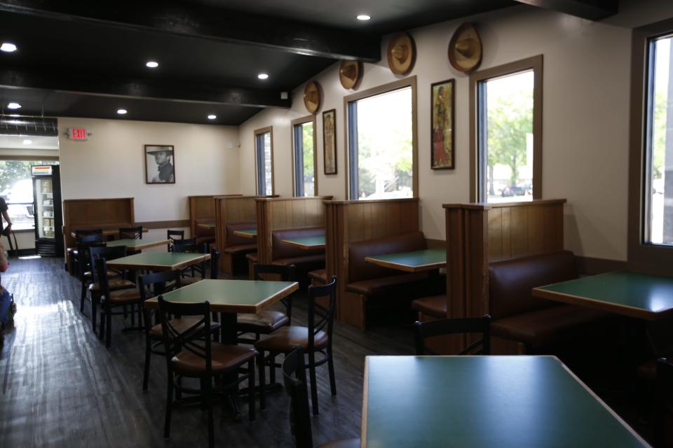 The inside of the new Tortilla Jack's location, 821 S.W. 21st St., offers about the same amount of dine-in space as its previous location but also will offer outdoor dining.