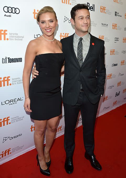 Scarlett Johansson and Joseph Gordon-Levitt at the 'Don Jon' premiere at TIFF this week. Credit: Getty Images