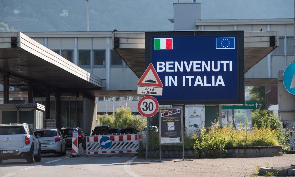 <span>Photograph: Alessandro Crinari/EPA</span>