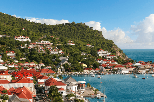 <p>Courtesy of Hotel Barriere Le Carl Gustaf Saint-Barth</p> The view from Hotel Barriere Le Carl Gustaf