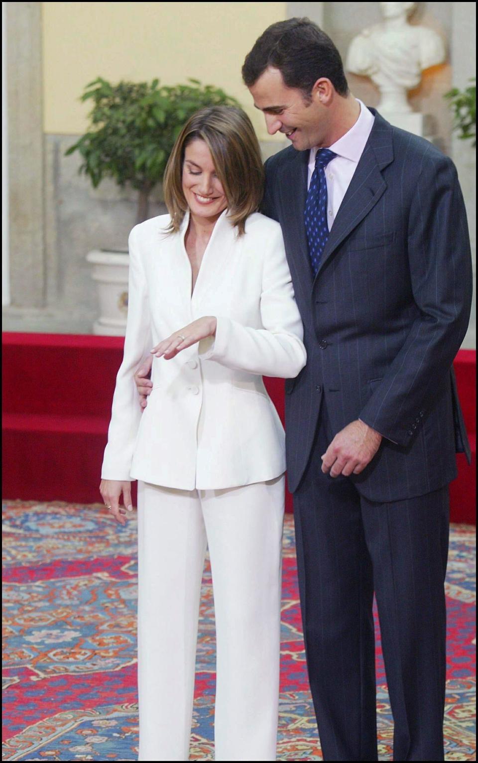 Prince Felipe Of Bourbon And Letizia Ortiz