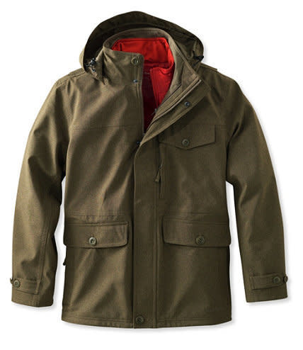 <a href="https://www.llbean.com/llb/shop/78984?feat=506673-plalander" target="_blank">Wear the waterproof jacket or the insulation jacket made with low-bulk Primaloft alone</a>, or zip together for maximum warmth and protection.