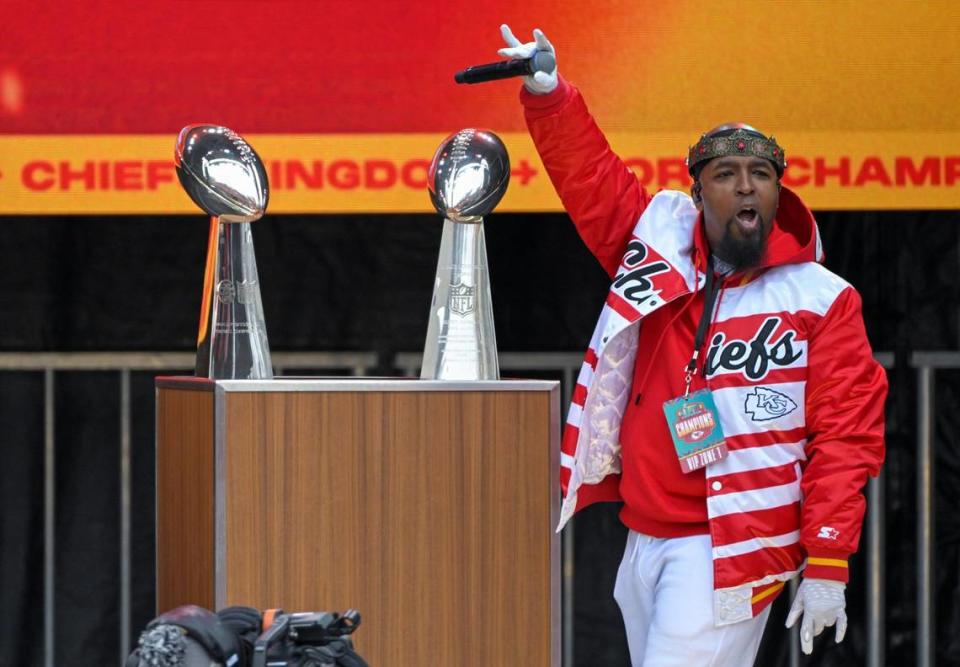 Local favorite and bigtime Chiefs fan Tech N9ne, who was onstage at Union Station for the Super Bowl celebration in February, will join Travis Kelce’s Kelce Jam.