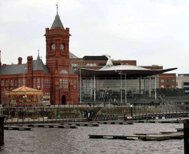 The Senedd in Cardiff Bay