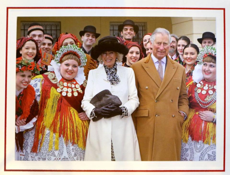 Charles and Camilla's 2016 card.