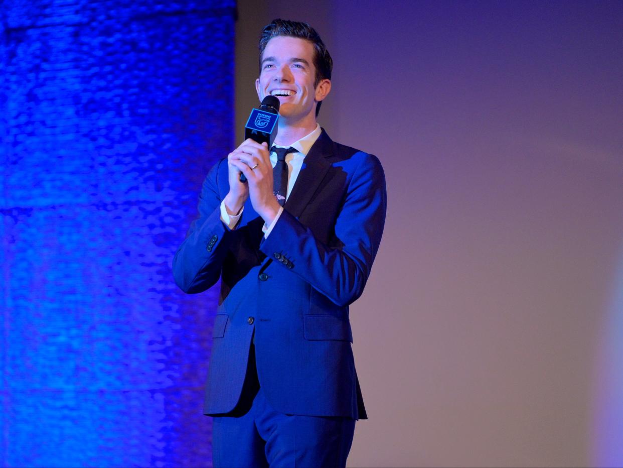 John Mulaney talks Secret Service investigation (Getty Images for the NRDC)