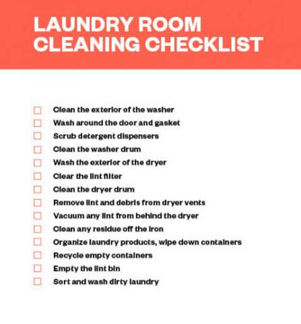 cleaning checklist (TODAY Illustration)