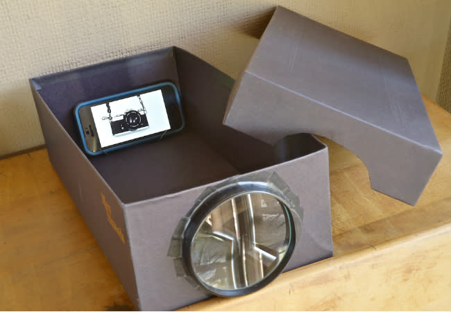 DIY Movie Projector - Cardboard Box