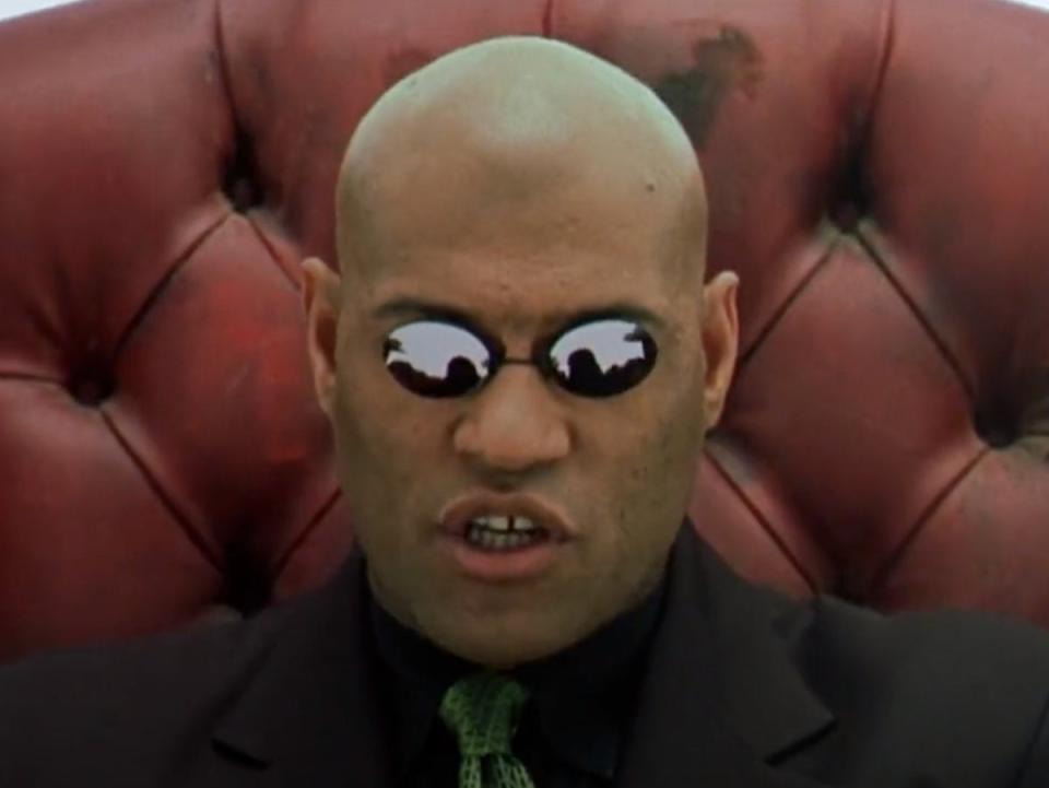 Laurence Fishburne in ‘The Matrix' (Warner Bros Pictures)