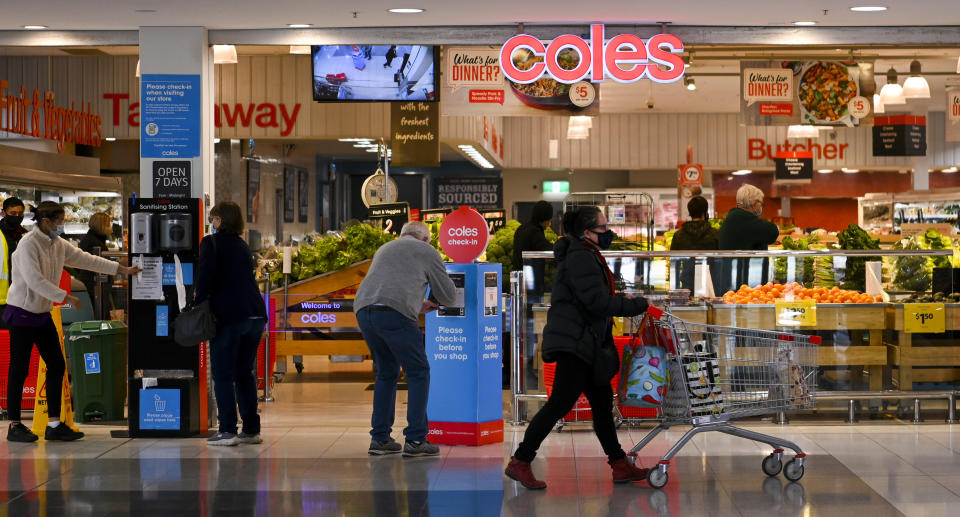 A Coles store.