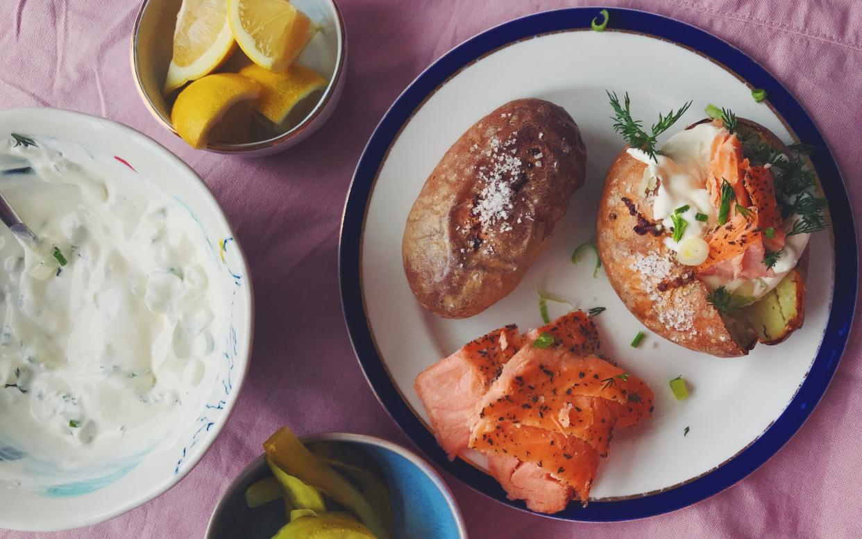 New York deli style baked potatoes - Copyright 2019. All rights reserved.