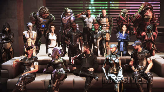 Mass Effect - Citadel DLC Normandy crew