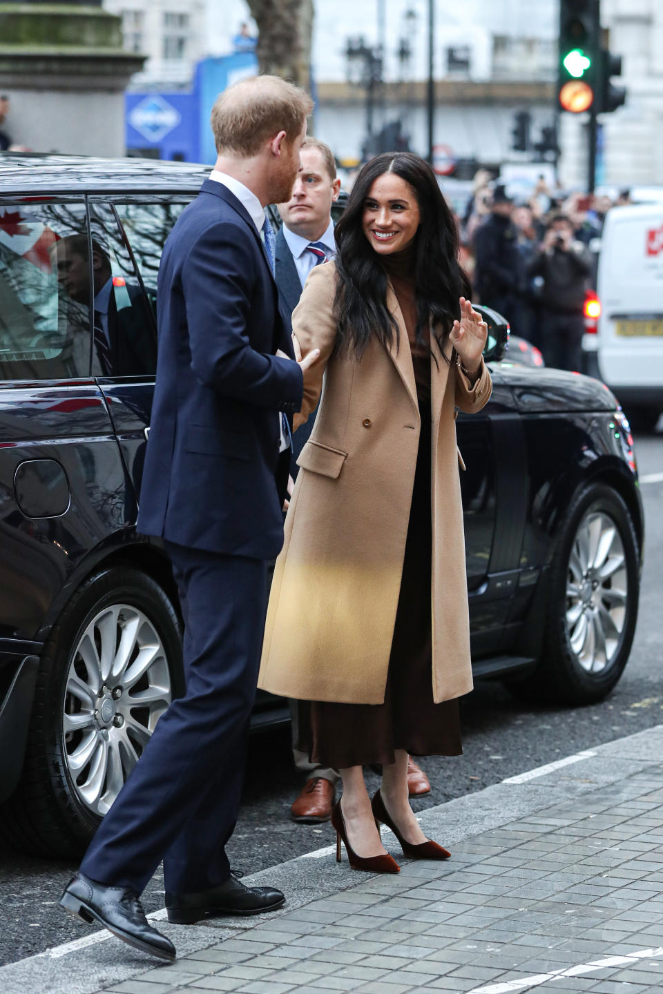 Duke of Sussex and Duchess of Sussex at Canada House