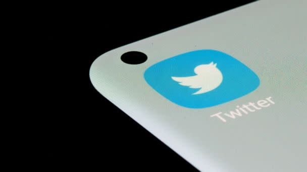 PHOTO: Twitter app is seen on a smartphone. (Dado Ruvic/Reuters, FILE)
