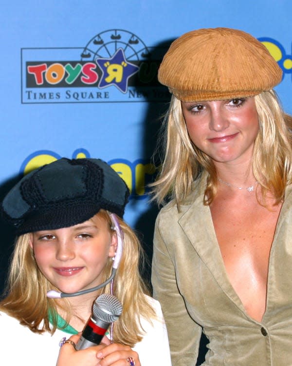 Britney Spears con su hermana pequeña 