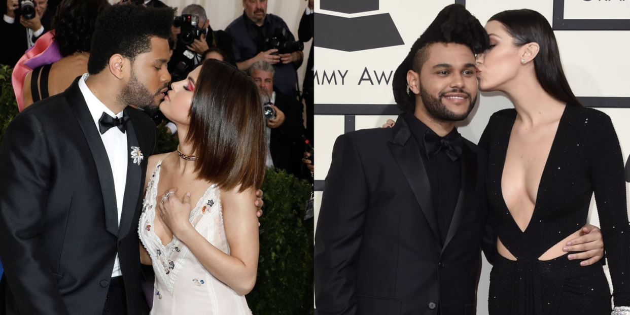 the weeknd dating history