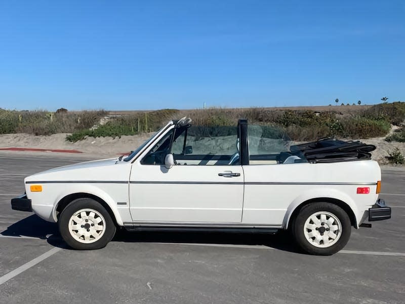 Photo: <a class="link " href="https://sandiego.craigslist.org/nsd/cto/d/encinitas-1983-vw-rabbit-convertible/7721862969.html" rel="nofollow noopener" target="_blank" data-ylk="slk:Craigslist;elm:context_link;itc:0;sec:content-canvas">Craigslist</a>