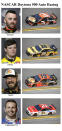 These photos taken in February 2020 show drivers in the starting lineup for Sunday's NASCAR Daytona 500 auto race in Daytona Beach, Fla. From top are Austin Dillon, starting in the 13th position; Erik Jones, 14th position; Martin Truex Jr., 15th position and Matt DiBenedetto, 16th position. (AP Photo)