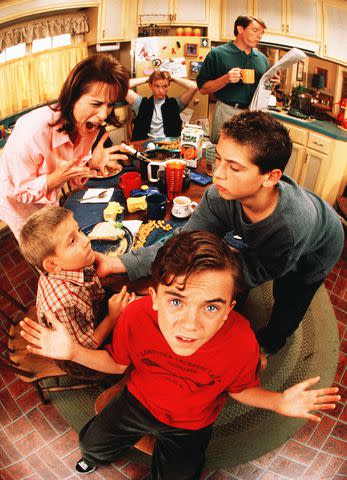 <p>Deborah Feingold/20th Century Fox TV/Kobal/Shutterstock</p> Frankie Muniz on Malcolm in the Middle.