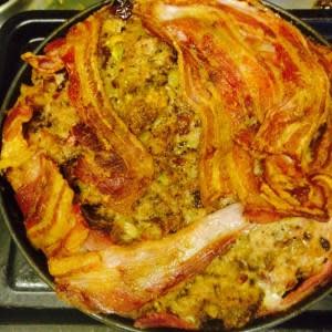 <p>Stuffing is something you can make way in advance and freeze. Try <a rel="nofollow noopener" href="http://bucketsoftea.co.uk/blogmas/christmas-food-festive-homemade-stuffing/" target="_blank" data-ylk="slk:this recipe;elm:context_link;itc:0;sec:content-canvas" class="link ">this recipe</a> from the <a rel="nofollow noopener" href="http://bucketsoftea.co.uk" target="_blank" data-ylk="slk:Buckets of Tea;elm:context_link;itc:0;sec:content-canvas" class="link ">Buckets of Tea</a> blog. Author Candace says to take out of the freezer late Christmas Eve and warm through in the oven just before Christmas lunch is served. [Photo: Buckets of Tea] </p>