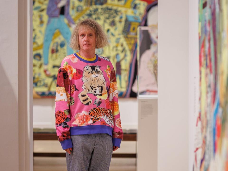 Grayson Perry: ‘We go to galleries on our days off. We don’t go to get homework’ (Nick Mailer)